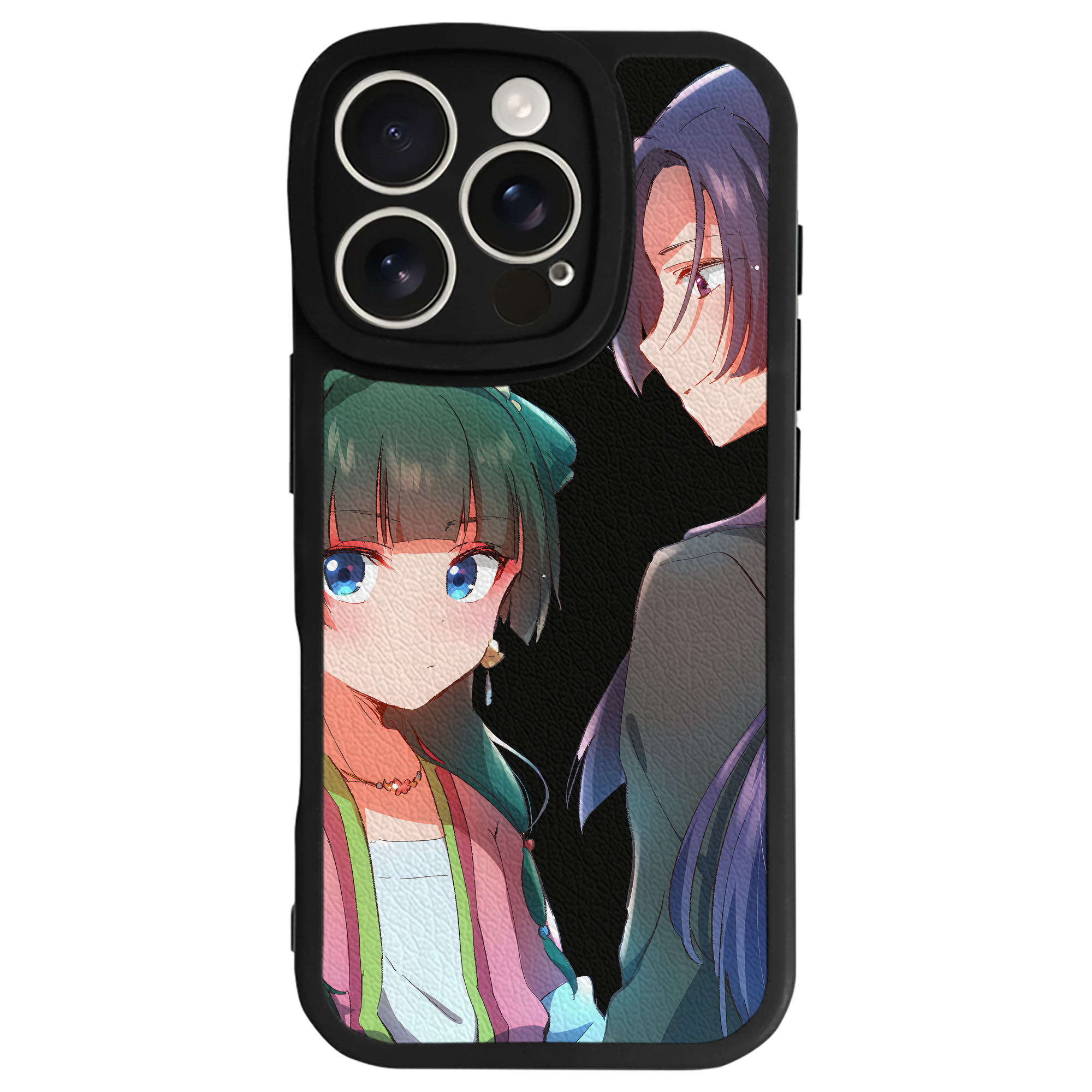 （画像用） 薬屋のひとりごと The Apothecary Diaries 【iPhone 16シリーズ対応】シリコンスマホケース（レザー調） 材質：シリコン